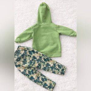 Toddler Boys Hoodie & Jogger Set 2T | Gamer Dino Hoodie + Camo Pants
